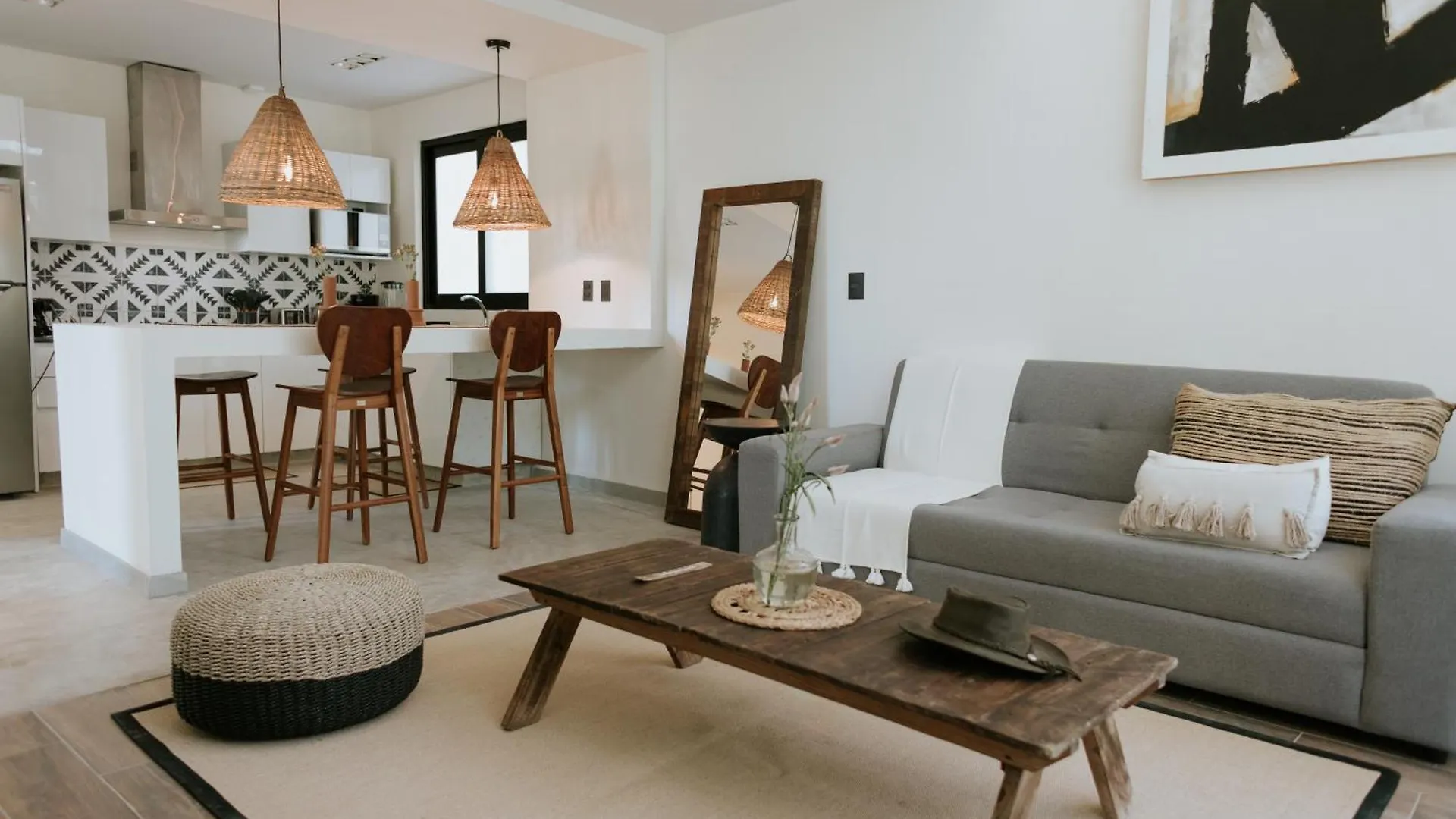 Boho-Chic Apt 1Br Nook Tulum
